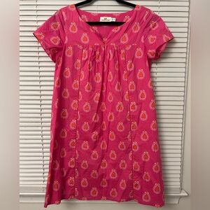 Vineyard Vines Pink Cotton Mini Dress Women’s Size 6